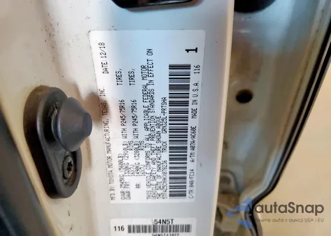 2019 Toyota Tacoma Double Cab from USA, damaged, VIN 5TFAZ5CN9KX078236